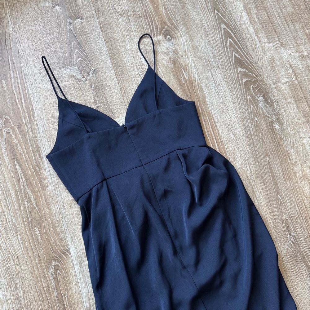 Shona Joy navy blue Spaghetti Strap Sheath Dress - Picture 7 of 7